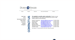 Desktop Screenshot of dubinsinger.com