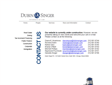 Tablet Screenshot of dubinsinger.com